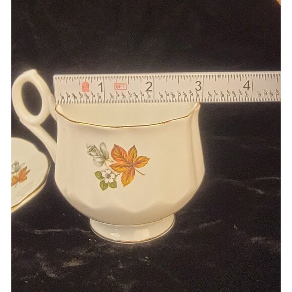 Vintage Royal Dover Bone China Teacup and Saucer Set - Picture 4 of 16